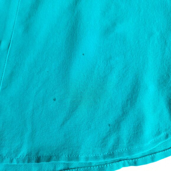 J.Crew 100% silk till color button down long sleeves shirt/blouse. - Picture 6 of 8